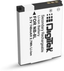 Digitek NB 8L Lithium ion Rechargeable for Canon DSLR camera Battery