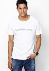 calvin klein jeans white shirt