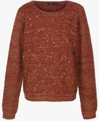 Mexx Red Solid Sweater girls