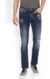 SPYKAR Men Blue Tapered Fit Low Rise Mildly Distressed Jeans