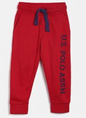 U S Polo Assn Kids Red Straight Fit Joggers boys