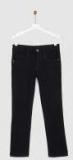 Yk Black Regular Fit Mid Rise Clean Look Stretchable Jeans girls