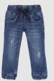 Yk Blue Jogger Mid Rise Mildly Distressed Stretchable Jeans girls