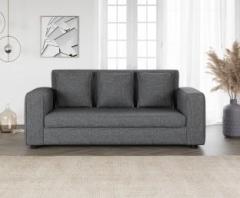 Artesia 3 Seater Grey Sectional Sofa Fabric 3 Seater Sofa
