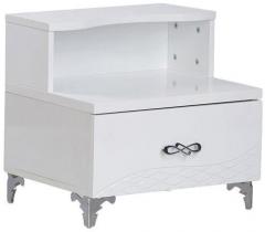 @home Vienna Night Stand in White Colour