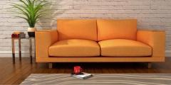 Casacraft Catalunya Three Seater Sofa in Apricot Colour