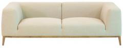 CasaCraft Felciano Three Seater Sofa in Pale & Dark Earl Grey Colour