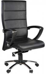 Chromecraft Moscow High Back Office Chair in Black Colour