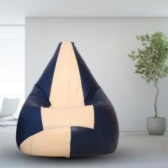 Coaster Shine XXL Artificial Leather Bean Bag Filled With 2. Kg Premium Quality Beans Teardrop Bean Bag With Bean Filling