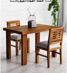 Custom Decor Solid Wood 2 Seater Dining Set