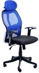 Emperor Matrix High Back Executive Chair in Blue Colour