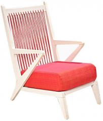 Godrej Interio Boomerang Arm Chair in White Colour