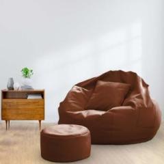 Gorevizon Opposed 4XL Bean Bag Chair With Bean Filling