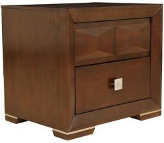 HomeTown Amelia Solidwood Night Stand in Brown Colour