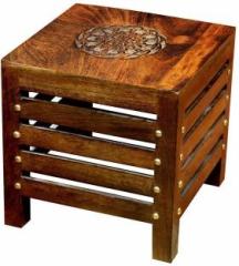 Muqeem Art Palace Wooden Beautiful Handmade Stool | Table | for Office | Home Furniture 1 Engineered Wood Coffee Table