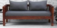 Ritika Woodcraft Sheesham Solid Wood Sofa 2 Seater for Living Room & Office | Sofa Set Fabric 2 Seater Sofa