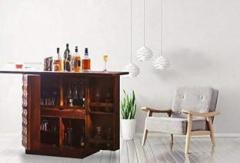 Shopping Store Shopping Store Sheesham Wood Bar Cabinet for Home Solid Wood Bar Cabinet