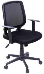 Stellar Hi Tech Medium Back Ergonomic Chair in Black Colour