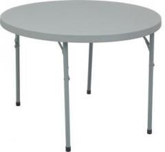 Supreme Disc Blow Moulded Coffee Table Grey Metal Coffee Table
