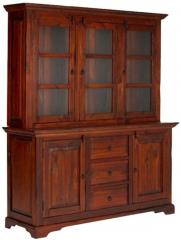 Woodsworth Downing Hutch Cabinet in Colonial Maple Finish