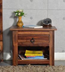 Woodsworth Enumclaw Bed Side Table In Provincial Teak Finish