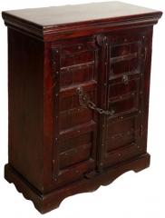 Woodsworth Trigarta Tradional cabinet with a Latch in Provincial Teak Finish
