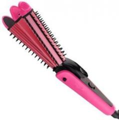 Agaro NHC 8890 Multi Function 3 In 1 Multi Color Hair Straightener With Curler and Brush Roller NHC 8890 Hair Styler Hair Straightener