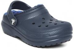 Crocs Navy Blue Synthetic Clogs girls