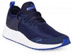 Puma Kids Navy Blue Pacer Next Cage Jr Sneakers boys