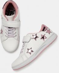YK Girls White Sneakers