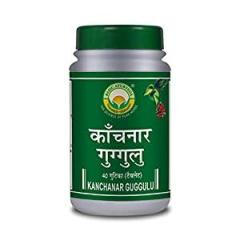 BASIC AYURVEDA Kanchanar Guggulu 40 Tablets Pack Of 8 | Organic 100% Natural & Pure Herbs Tablet | Ayurvedic Supplements For Blood Health | A Powerful Blend Of Natural Ingredients Extra Strength Formula