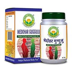 BASIC AYURVEDA Medohar Guggulu 60 Tablets Pack Of 4 | Organic 100% Natural & Pure Herbs Tablet | Ayurvedic Supplements For Weight Management | A Powerful Blend Of Natural Ingredients Extra Strength Formula