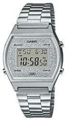 Casio Vintage Series Digital Silver Dial Unisex's Watch B640WDG 7DF D186 Stainless Steel, Silver Strap