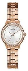 GUESS Analog Rose Gold Dial Unisex Adult Watch GW0363G2