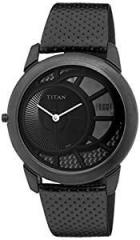 Titan Analog Black Dial Unisex Watch NH1576NL02A / NH1576NL02A