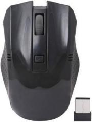 Adnet Portable With Nano Receiver Black Wireless Optical Mouse (USB)