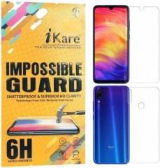 Ikare Front and Back Screen Guard for Mi Redmi Note 7 Pro, Mi Redmi Note 7s, Mi Redmi Note 7