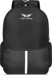 Lois Caron LCB 13 BLACK COLOR LAPTOP BACKPACK HI STORAGE 30 L Laptop Backpack