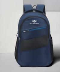 Metronaut Expandable waterproof laptop backpack MT 501 Navy 30 L Laptop Backpack