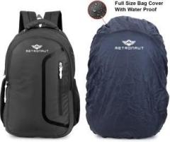 Metronaut Fierce waterproof laptop bag with rain cover Black MT 00300 30 L Laptop Backpack