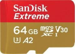 Sandisk Extreme A2 64 GB MicroSD Card Class 10 170 MB/s Memory Card