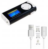 Captcha Magnetic 3in1 Micro USB Cable With Digital Music MP3 Players Black.DigitalMp3Plyer+White.3in1MagneticCbl