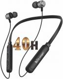 HITAGE NBT 5768+ BLACK 30 HOURS BATTERY MORAZO FLEX SMBT 24 QUICK CHARGE BLUETOOTH Neckband Wireless With Mic Headphones/Earphones