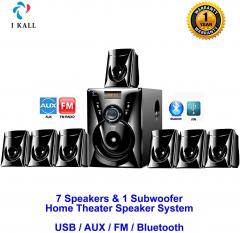 I Kall 7.1 Speaker 7000W PMPO with Bluetooth Component Home Theatre System