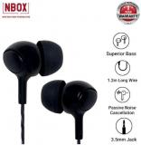 NBOX Heavy Bass Earphone In Ear Wired With Mic Headphones/Earphones
