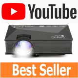 UNIC NO 1 FULL HD YOUTUBE MODEL LED PROJECTOR WITH ONE YEAR SERVICE WARRENTY WIFI UNIC UC46 MODEL LED Projector 1024x768 Pixels