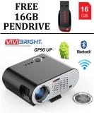 Vivibright GP90UP Android, Wifi LCD Projector 1920x1080 Pixels