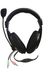Zebronics 100 hmv Over Ear Headset with Mic Black