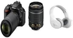 Buy Nikon D5600 DSLR Camera with 18-55 mm and 70-300 mm Dual Lens Kit,  Black at Reliance Digital