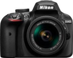 Nikon Digital Camera D3400 Kit with Lens AF P DX NIKKOR 18 55 mm f/3.5 5.6G VR DSLR